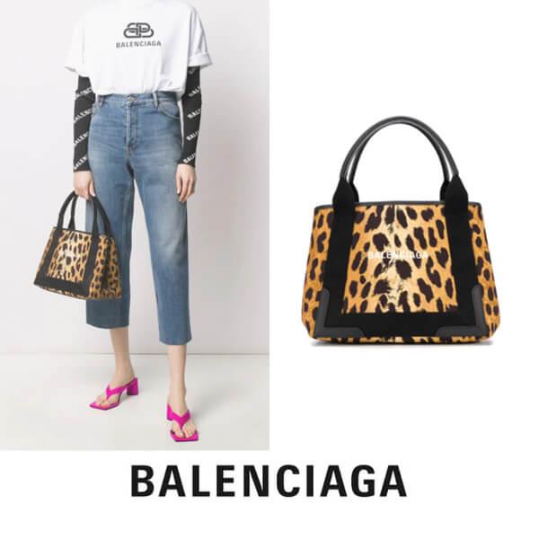 BALENCIAGA / バレンシアガ トートバッグ 偽物 ネイビー スモール カバ 339933K9H9N2660